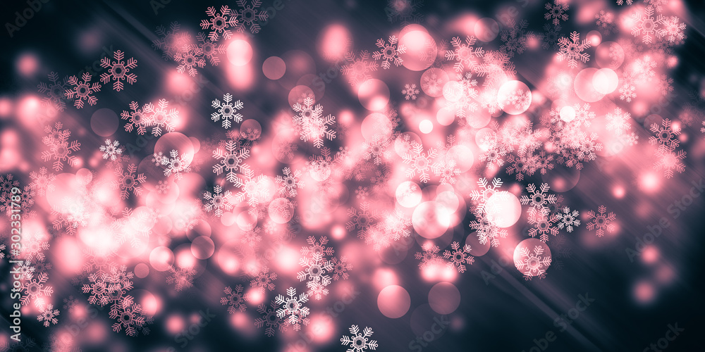 Pink blur abstract background. bokeh christmas blurred beautiful shiny Christmas lights