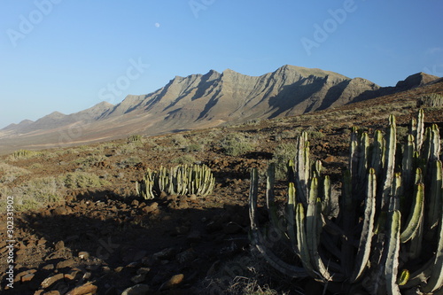 Panorámica del Parque Natural  de Jandía, en Fuerteventura