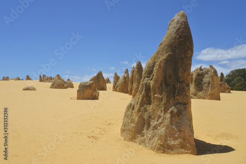 The pinnacles desert near Perth in Western Australia