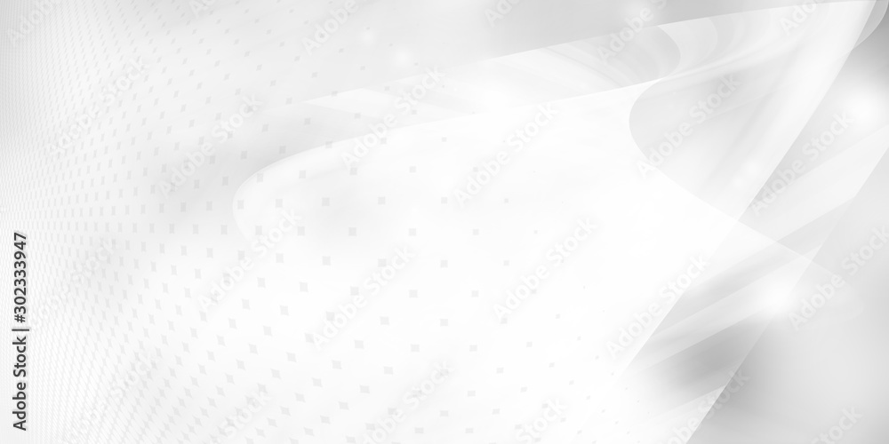 Gray halftone pattern with white line motion backdrop wallpaper. Clean Grey geometric background.