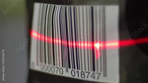 Scanning Barcode with Red Laser Barcode Scanner