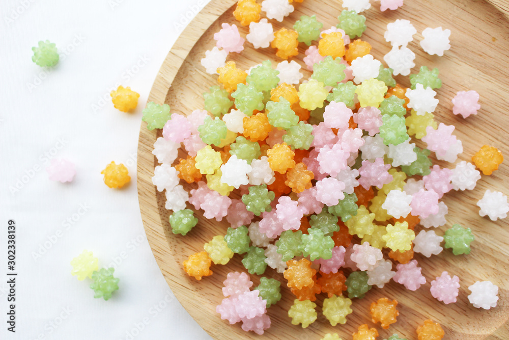 色とりどりの金平糖 和風飴 日本飴 Stock Photo Adobe Stock