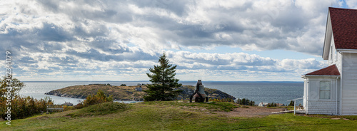 Overlooking Manana Island from Monhegan Lighthouse