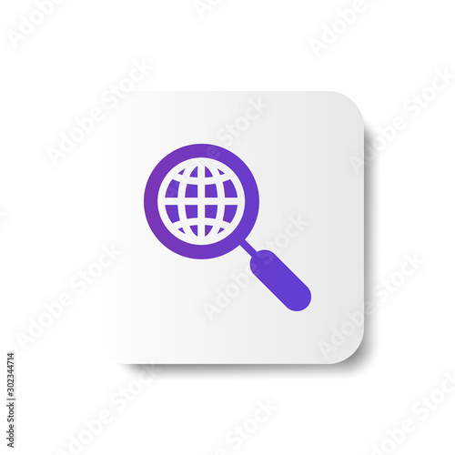 secondary data research concept icon in smooth gradient color