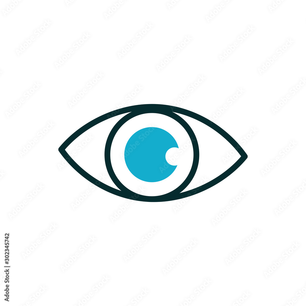eye optical medical icon line fill eye optical medical icon line fill