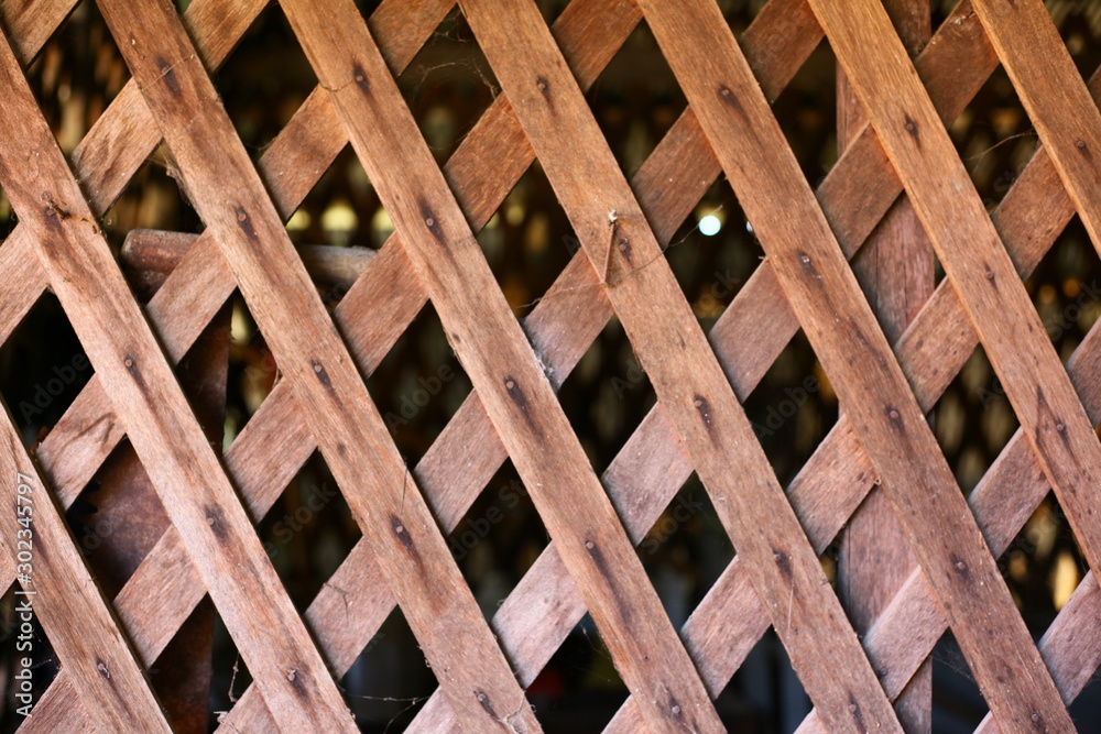 Slat is used to decorate the room walls. Slat is used to decorate the room walls.