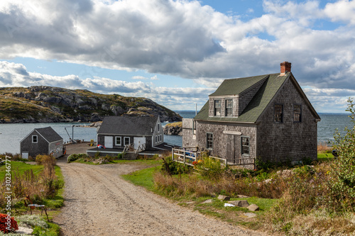 Overlooking the Barnacle on Monhegan Island
