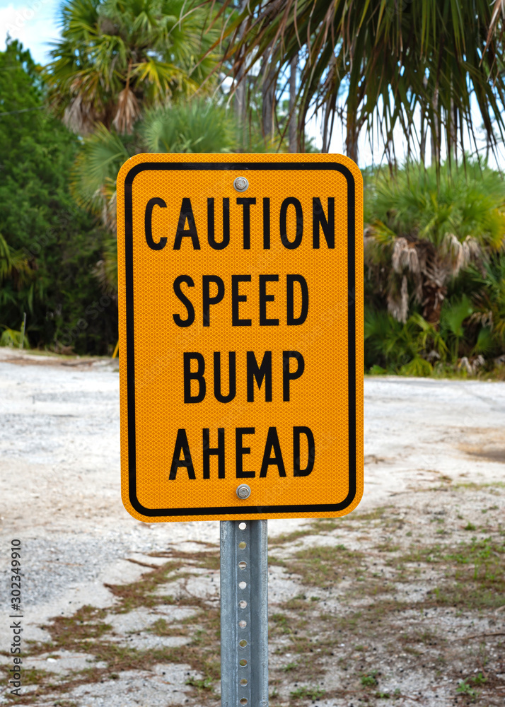 Caution Speed Bump Ahead