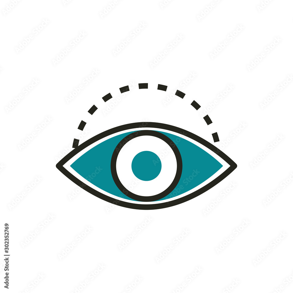 visualization web development icon line and fill visualization web development icon line and fill