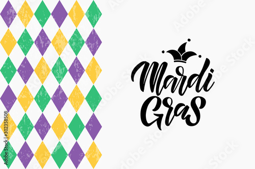 Mardi Gras lettering