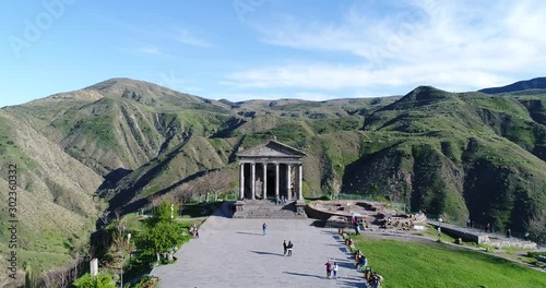 Ancient Garni Pagan Temple, the hellenistic temple in Republic of Armenia.