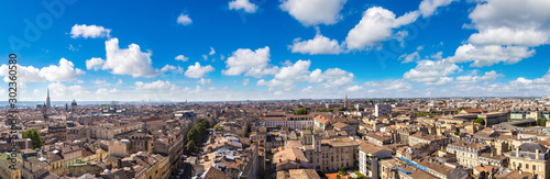 Panoramic view of Bordeaux