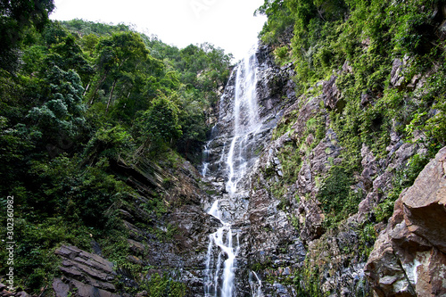 Long exposure from Temurun Waterfall at Langkawi, Malaysia