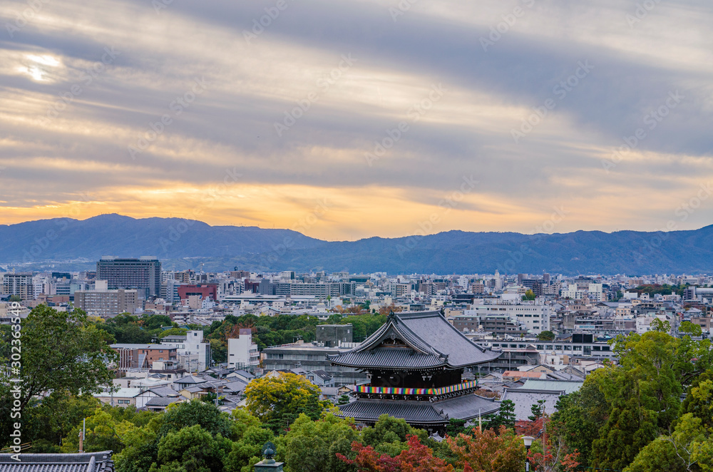 Obraz premium 京都の都市景観