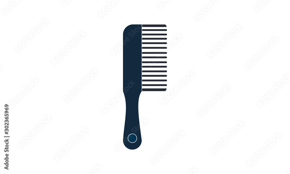 Hair brush icon for grooming and styling Hair brush icon for grooming and styling