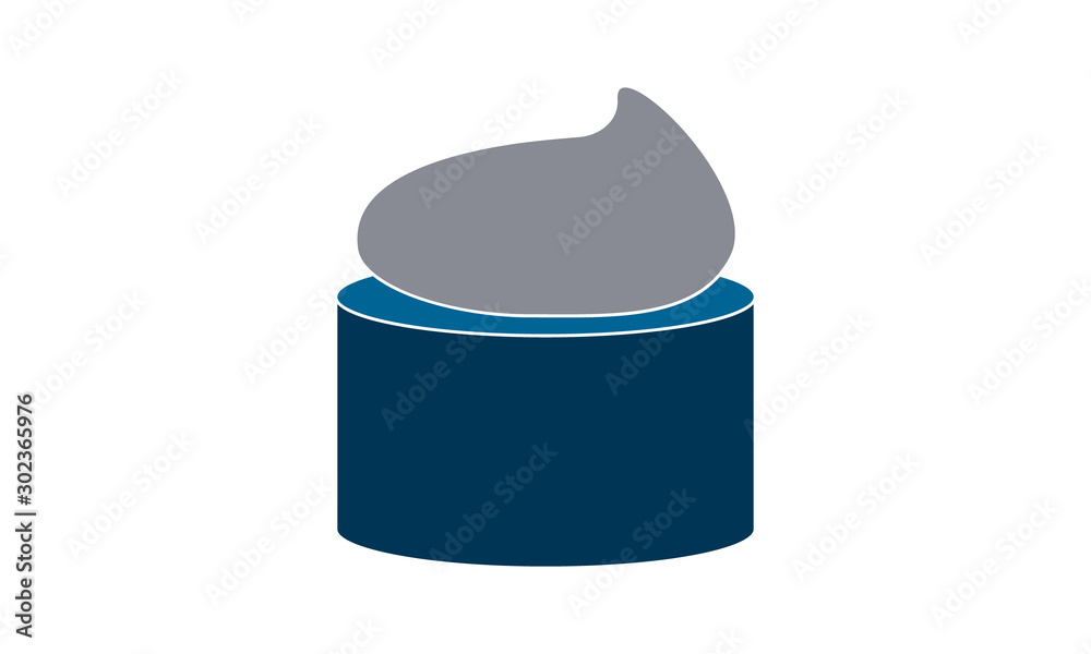 Face cream icon for skincare and beauty products Face cream icon for skincare and beauty products