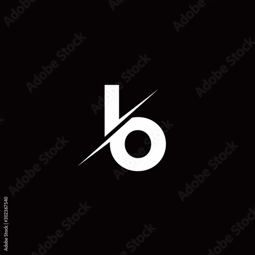 IO Logo Letter Monogram Slash with Modern logo designs template