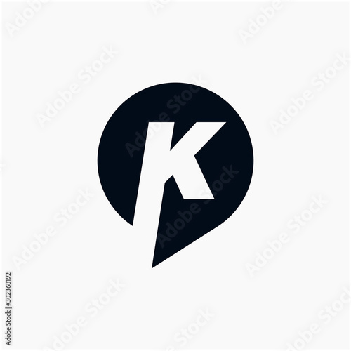 Letter K negative space with bubble Logo Template Vector Design. Social Talk, chat, app, forum, social media. Modern logotype symbol - vector Free Download Letter K negative space with bubble Logo Template Vector Design. Social Talk, chat, app, forum, social media. Modern logotype symbol - vector - GFXLoad