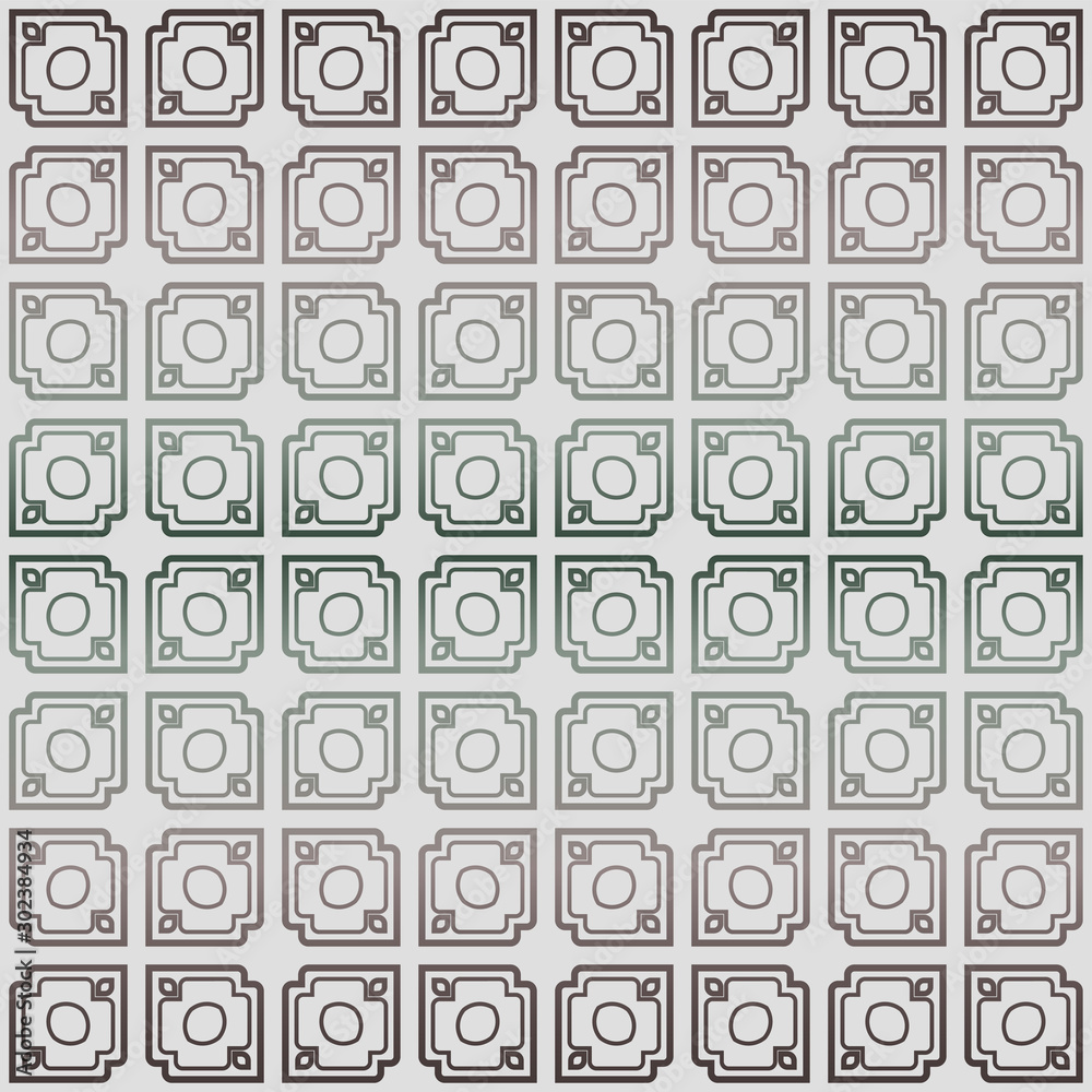 Abstract Vector Seamless Pattern With Abstract Geometric Style. Repeating Sample Figure And Line. Grey, green color Abstract Vector Seamless Pattern With Abstract Geometric Style. Repeating Sample Figure And Line. Grey, green color
