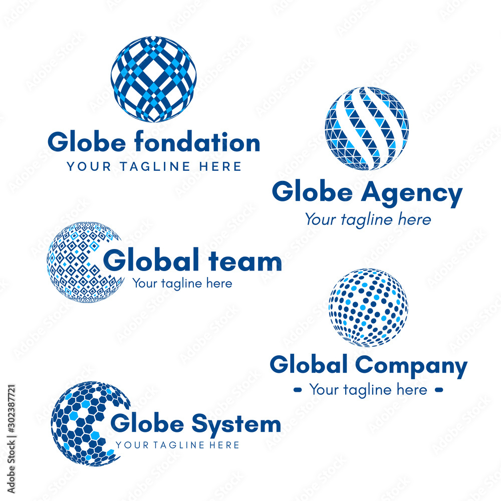 Globe logo collection