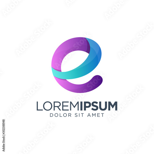 Letter E Logo Design
