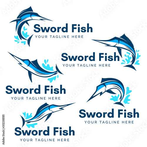 Swordfish logo collection