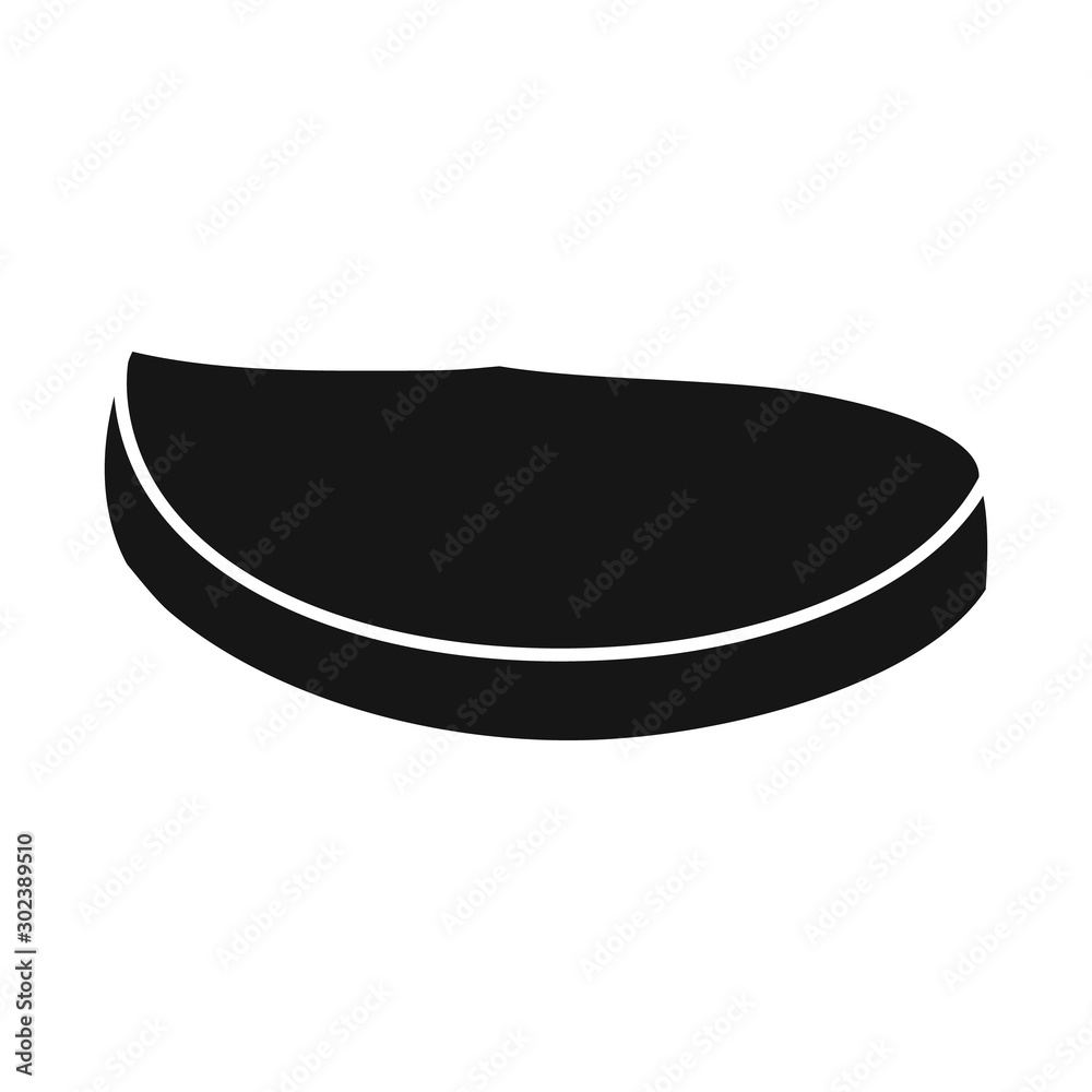 Vector illustration of bun and bread logo. Graphic of bun and wheat stock vector illustration.