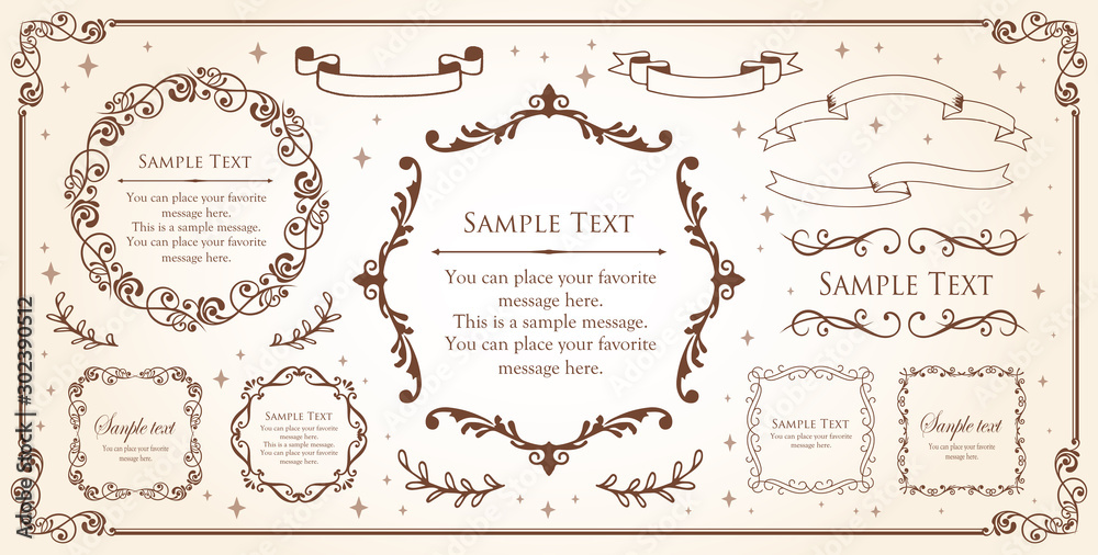 Print Beautiful decorative material with a sense of quality. Decoration. greeting card. Premium decoration. Ticket design. Antique ruled lines. High-quality box border. Design template. Print Beautiful decorative material with a sense of quality. Decoration. greeting card. Premium decoration. Ticket design. Antique ruled lines. High-quality box border. Design template.