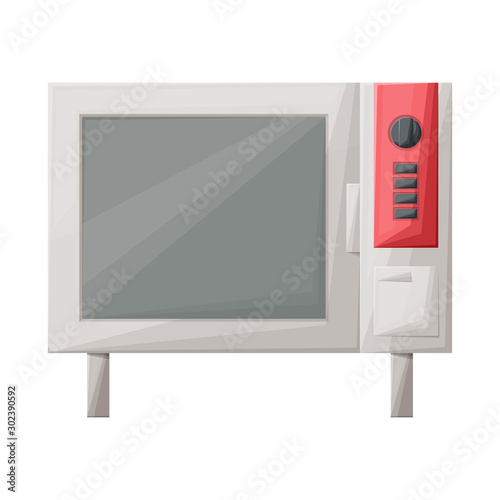 Vector illustration of oven and convection icon. Web element of oven and microwave vector icon for stock.