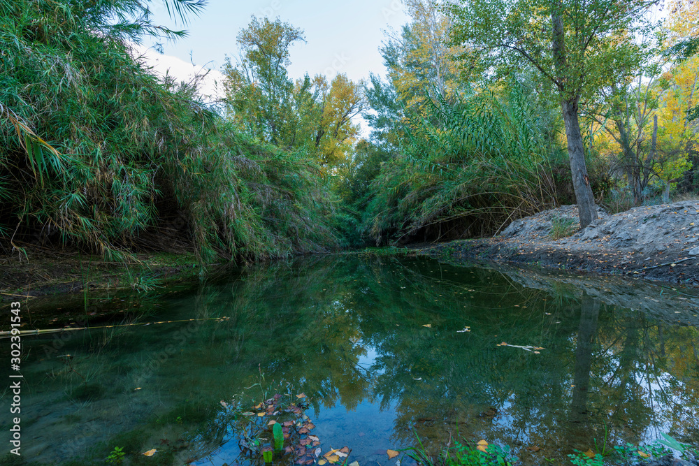 Alcolea River as it passes through Lucainena Alcolea River as it passes through Lucainena