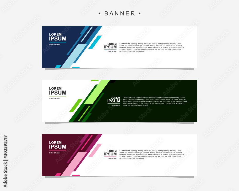 Banner background design abstract vector template. Set of banner background isolated vector for print, display, promotion and advertisement. Banner background design abstract vector template. Set of banner background isolated vector for print, display, promotion and advertisement.