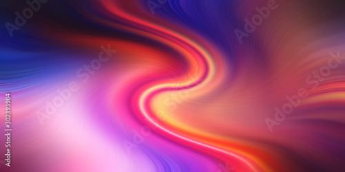Modern abstract color background with curved lines. Creative gradient texture for you design