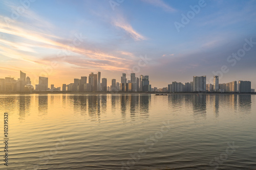 urban skyline and modern buildings  cityscape of China..