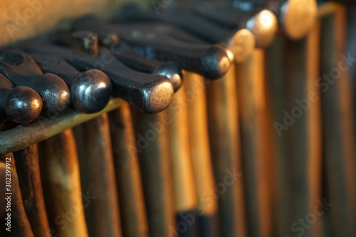 Schmied, Werkzeug, Ornament, Rost, Staub, Metall, Eisen, Feuer, Hammer, Werkzeug, Handwerk, Schmied, schmieden, Arbeit