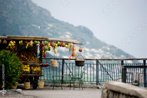 Obraz na plátně Positano costa amalfitana