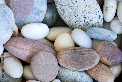 Background Of Grey And Beige Pebble