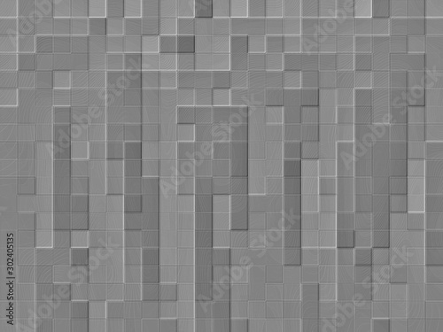 Fototapeta Naklejka Na Ścianę i Meble -  Abstract geometric mosaic pattern. simple monochrome background.
