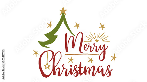 merry christmas logo, designed in chalkboard drawing style, animated footage ideal for the Christmas period