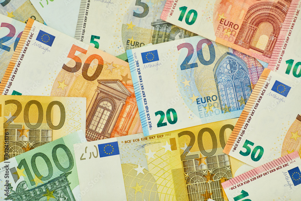 Euro Money. Euro cash background. Euro Money Banknotes Euro Money. Euro cash background. Euro Money Banknotes