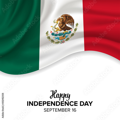 Vector festive illustration of independence day in Mexico celebration on September 16. vector design elements of the national day. holiday graphic icons. National day