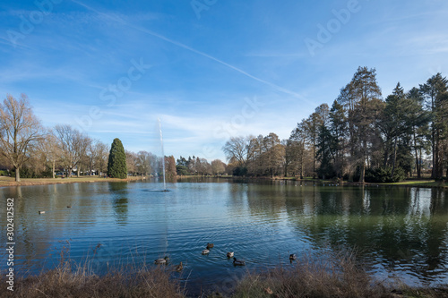 Beautiful Lake Of Schönwasserpark Krefeld