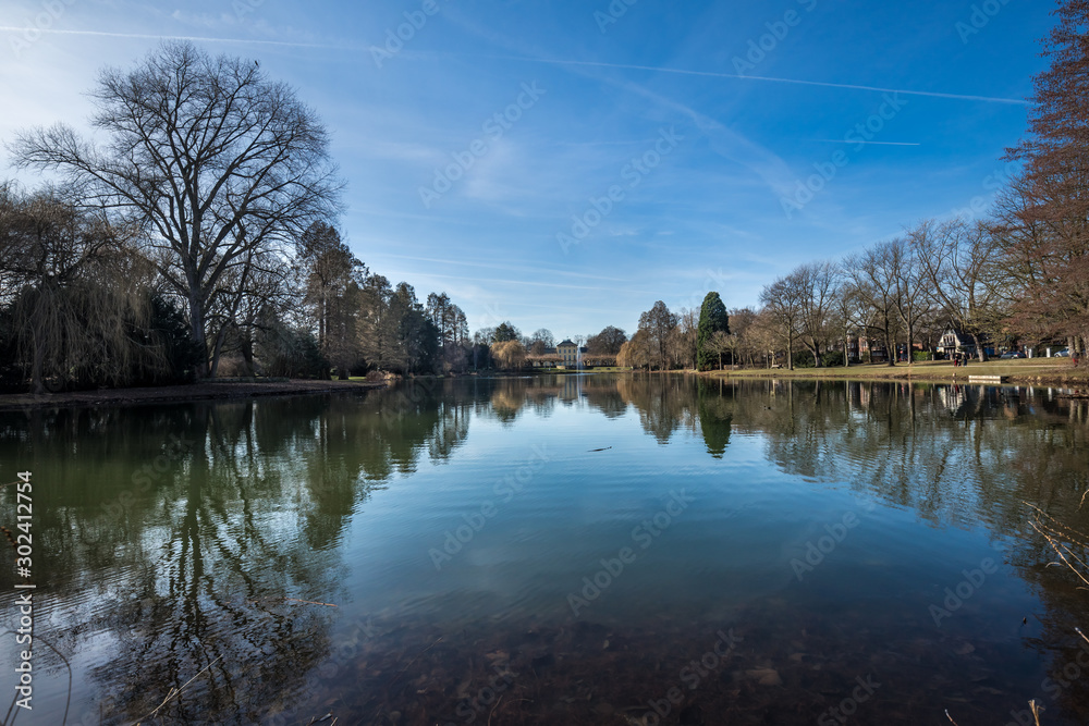 Beautiful Lake Of Schönwasserpark Krefeld Beautiful Lake Of Schönwasserpark Krefeld