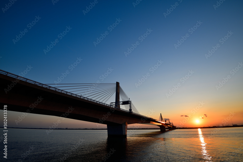 朝焼け　日の出