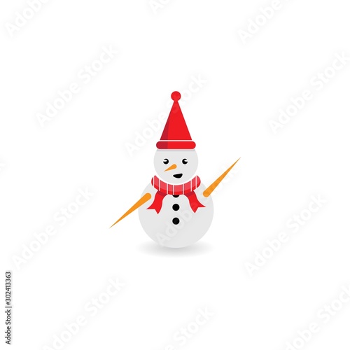 Fotografía Snow man illustration