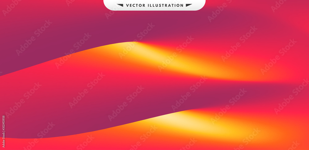 Obraz Abstract background with dynamic effect. Optical illusion of distortion of space. Modern pattern. 3d vector illustration for design.