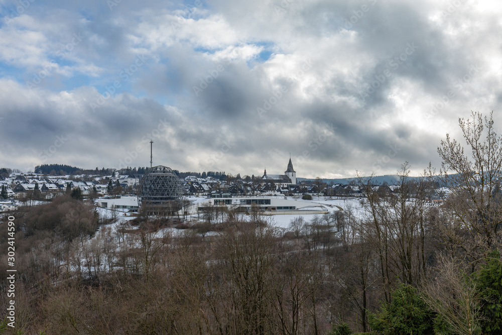 Winter View On Snowy City Winterberg