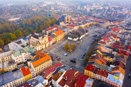 Main square of Jihlava, Czech Republic