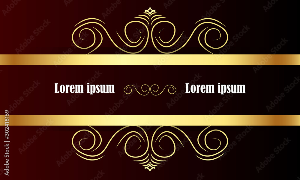 golden greeting card design golden greeting card design