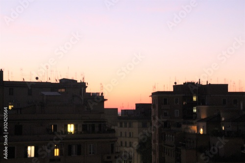 alba sui tetti di roma
