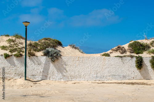 Faro city and natural park Ria Formosa in the south of Portugal
